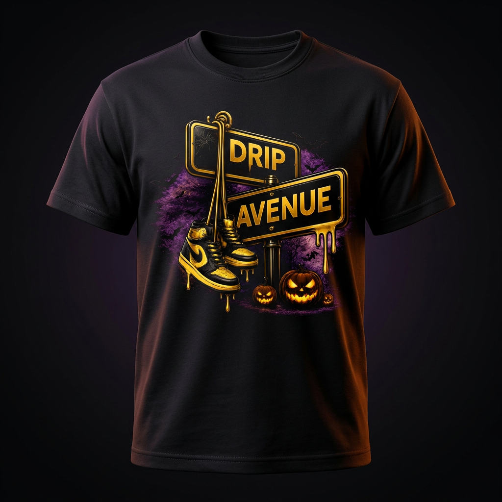 Halloween Street-Sign Tee